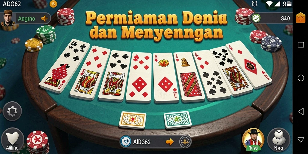 Tampilan gameplay seru di ADG62 dengan grafis menarik.