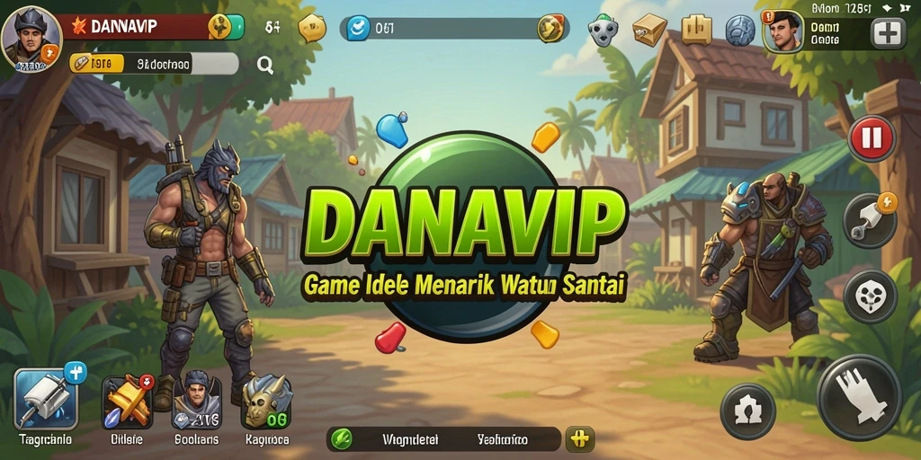 Screenshot gameplay menunjukkan interaksi menarik dalam DANAVIP.