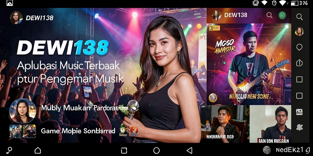 Screenshot DEWI138 menampilkan gameplay seru dan interaktif dalam musik.