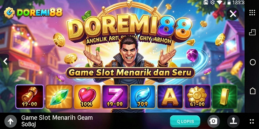 Screenshot DOREMI88 menunjukkan gameplay menarik di mesin Slot.
