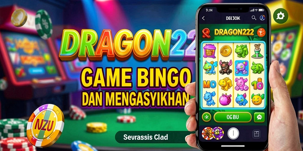 Tampilan gameplay seru di DRAGON222 dengan suasana Bingo yang menyenangkan.