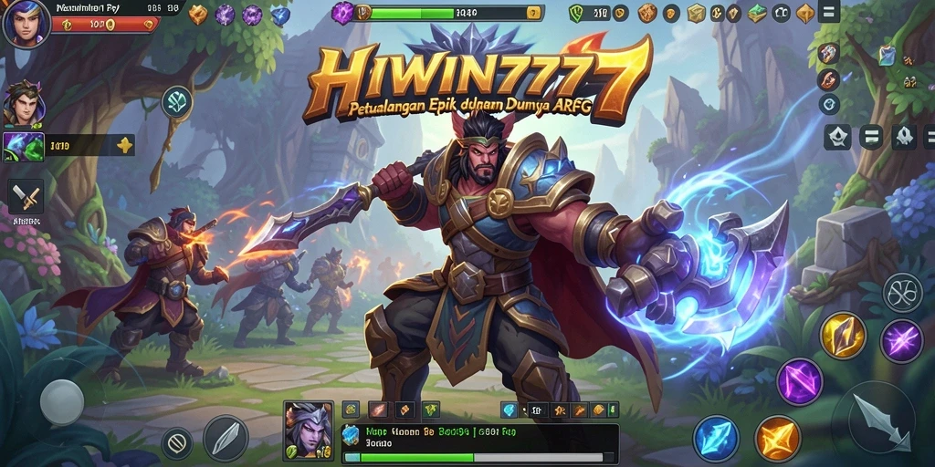 Tampilan seru dari gameplay ARPG HIWIN777 yang penuh aksi.