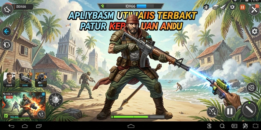 Screenshot aplikasi IDX66 dengan antarmuka pengguna yang intuitif.