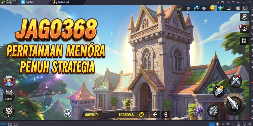 Tampilan gameplay JAGO368 yang seru dalam melawan gelombang musuh.