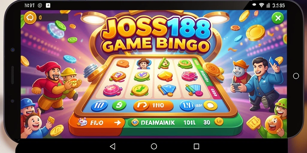 Tampilan utama gameplay JOSS188 yang penuh warna dan interaktif.