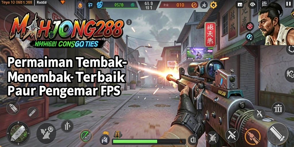 Tampilan seru dari gameplay MAHJONG288 FPS yang mendebarkan.
