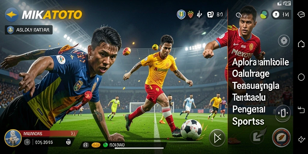 Tampilan menarik dari gameplay MIKATOTO yang menampilkan aksi olahraga seru.