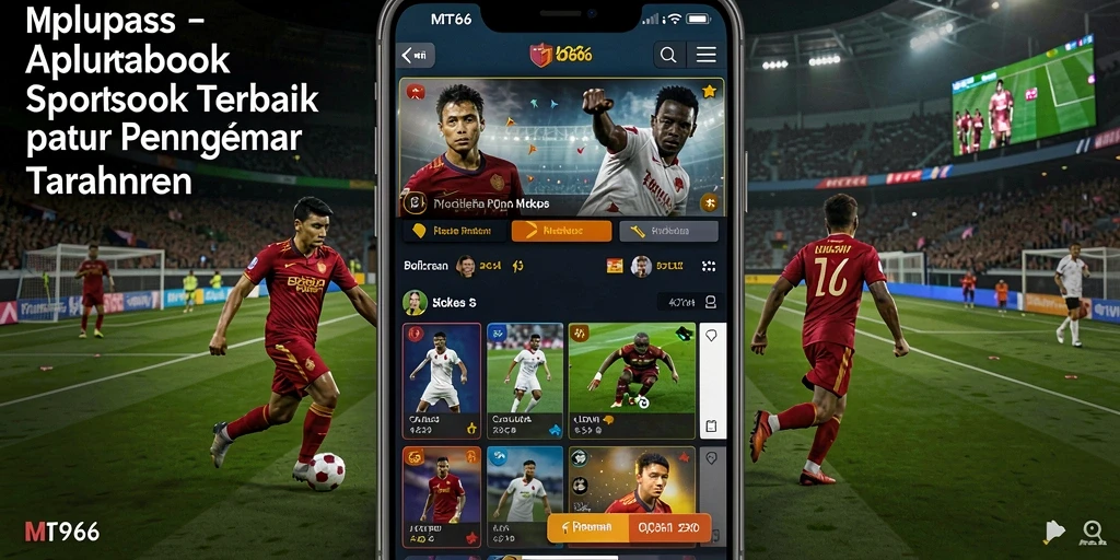 Screenshot utama MT966 menampilkan antarmuka taruhan olahraga yang menarik.