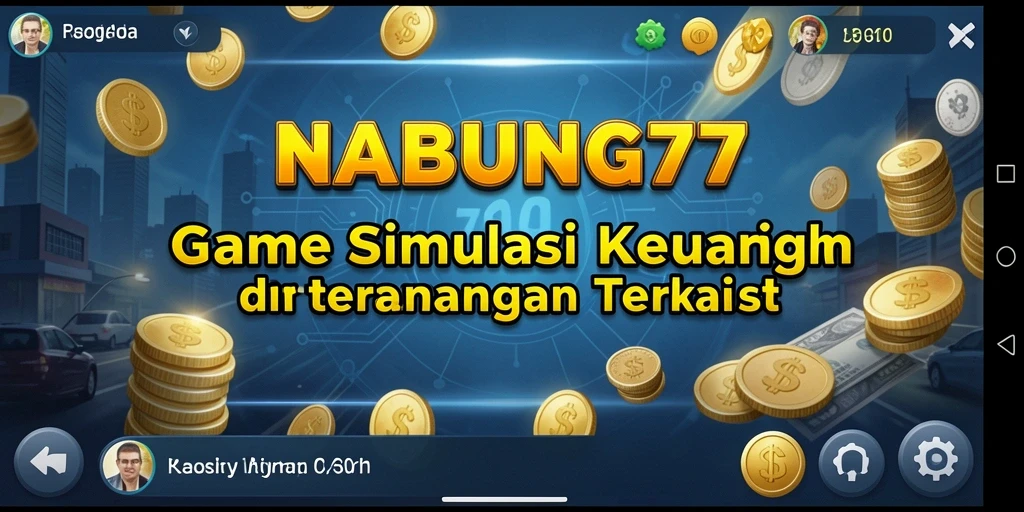 Tampilan menarik dari gameplay NABUNG77 dengan elemen simulasi keuangan.