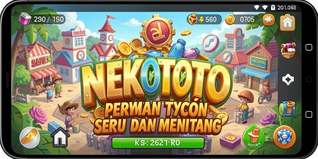 Gameplay Tycoon yang menawan dan mendebarkan di NEKOTOTO.