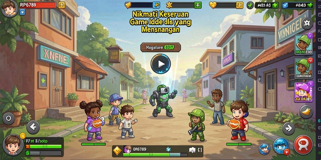 Tampilan gameplay RP6789 yang menarik dan menawan.