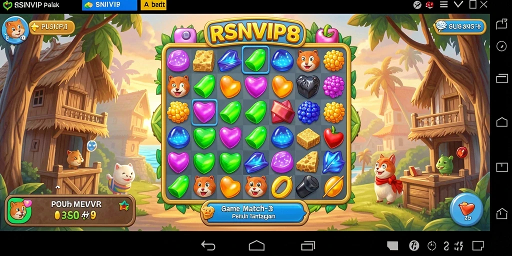 Gameplay seru dengan misi mencocokkan warna di RSNVIP8.