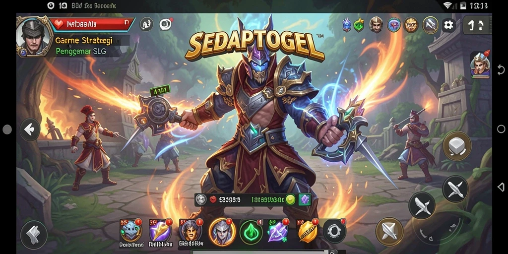 Tampilan gameplay SEDAPTOGEL yang menegangkan dan strategis.