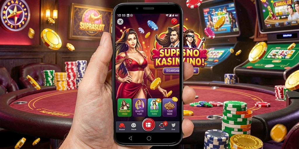 Tampilan apik dari gameplay Kasino di SUPRASLOT.